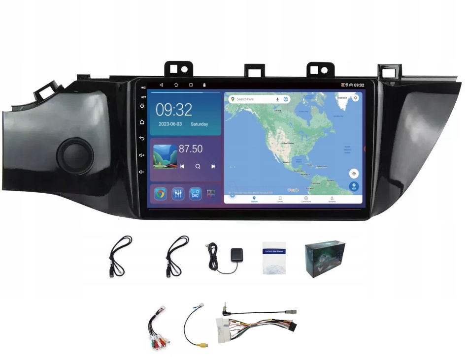 Rádio Navigácia Gps Kia Rio 2011-2019 Carplay Android Auto 4GB 64GB