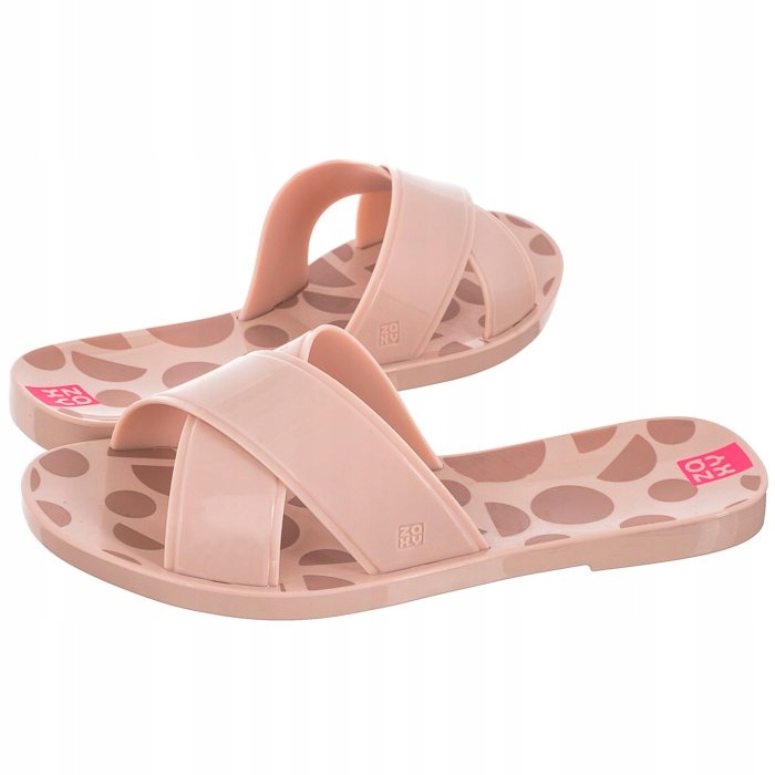 

Buty Damskie Klapki Zaxy Unica Slide 18405 Beżowe
