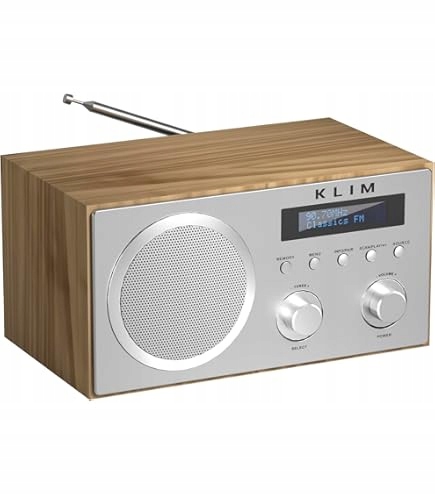 Kuchyňské Rádio Fm Dab+ Bluetooth Dřevěné Pouzdro Klim