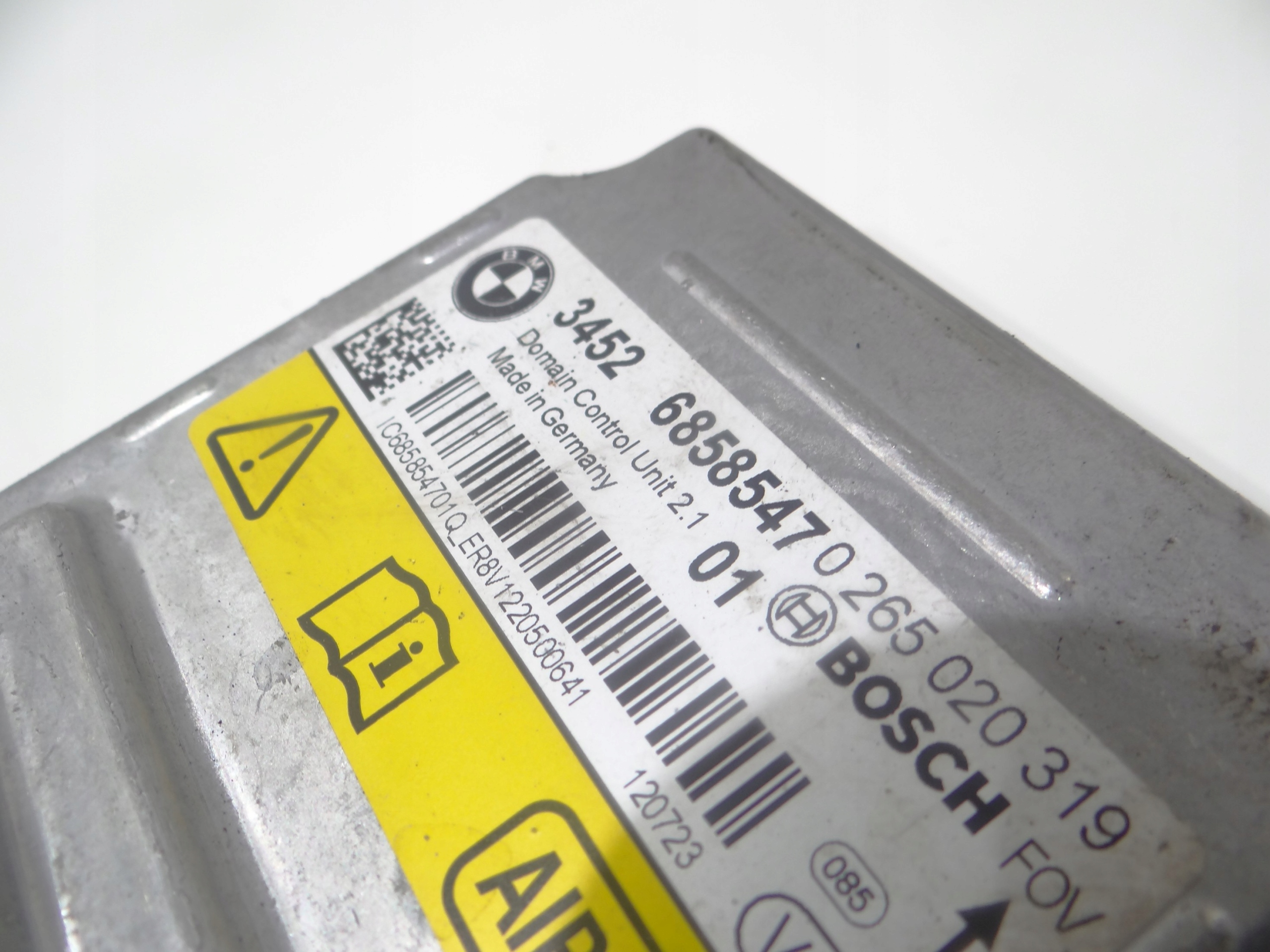modulo SENSOR airbag airbag BMW X3 F25 OE 6858547