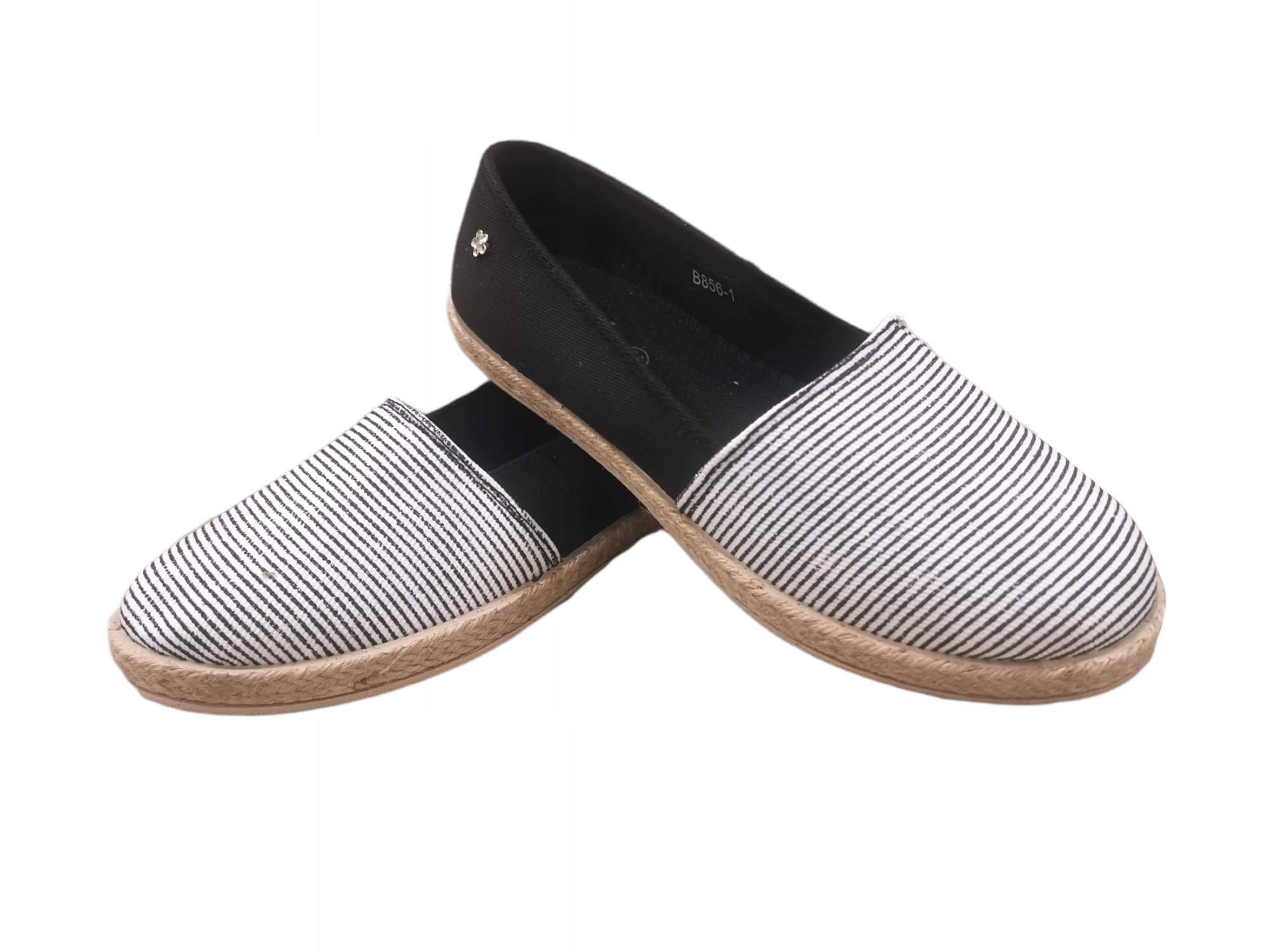 CZARNE TENISÓWKI ESPADRYLE 39 Model tenisówki