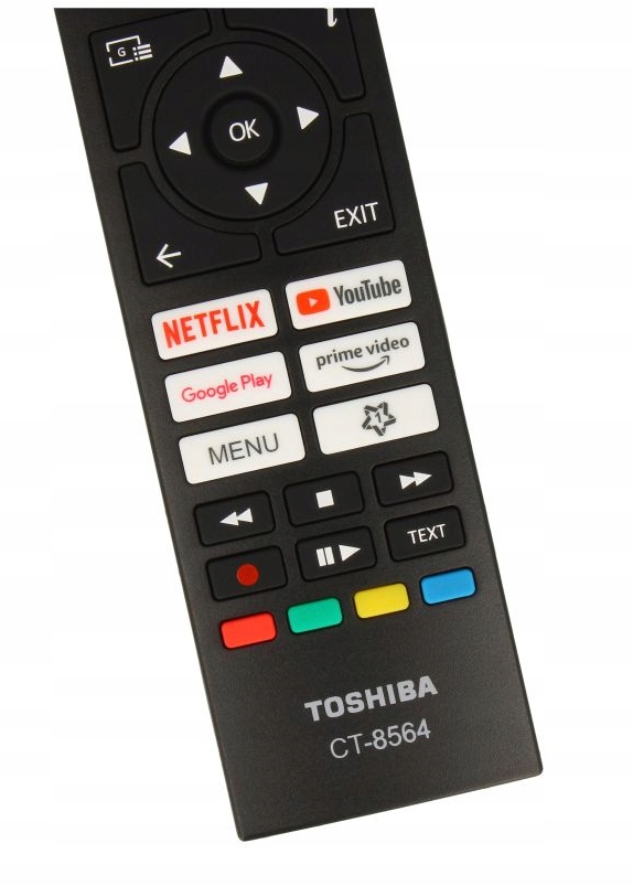 PILOT ORYGINALNY TOSHIBA CT-8564 65UA2263DG / 50UA2263DG / 43UA2263DG Kod producenta CT-8564