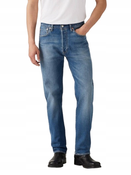 Jeansy regular fit męskie Levi`s 501 Original 00501-3719