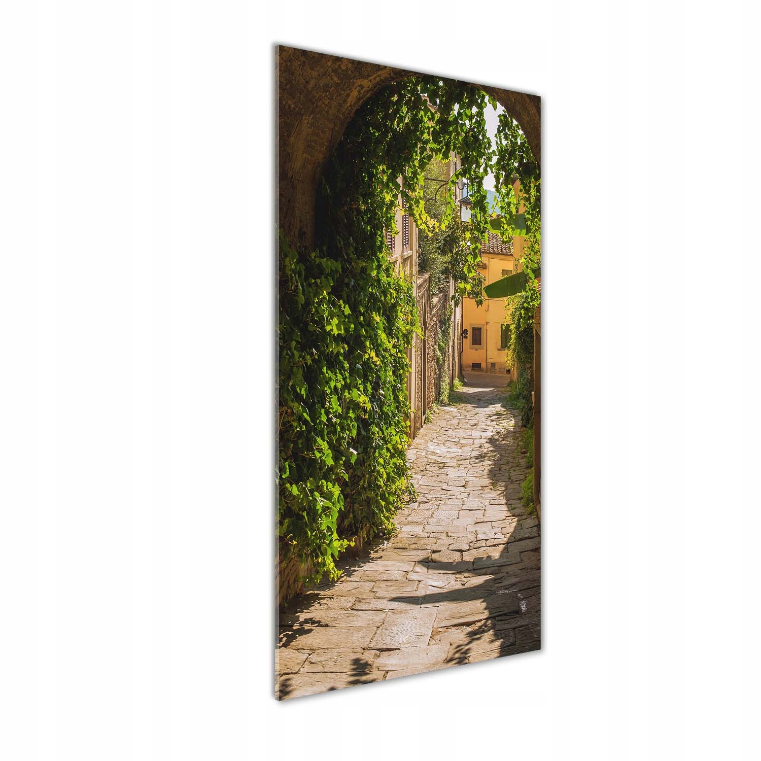 Fotoobraz na skle vertikální Italské uličky 50x125