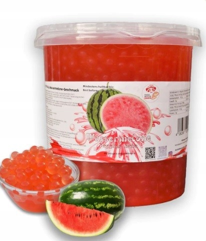 Levně Arbuz Bubble Tea kuličky popping boba 3 kg Kaviár na čaj a dezerty