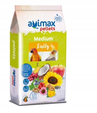 AviMax Medium bylinně-ovocně-zeleninový Daily 10kg
