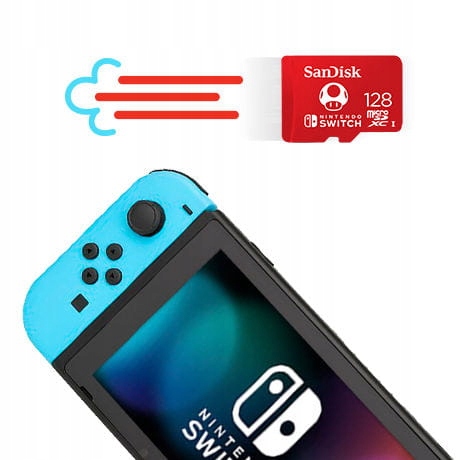 SanDisk Ultra karta microSDXC 128GB Nintendo Switch 100MB/s A1 V30 Stan opakowania zastępcze