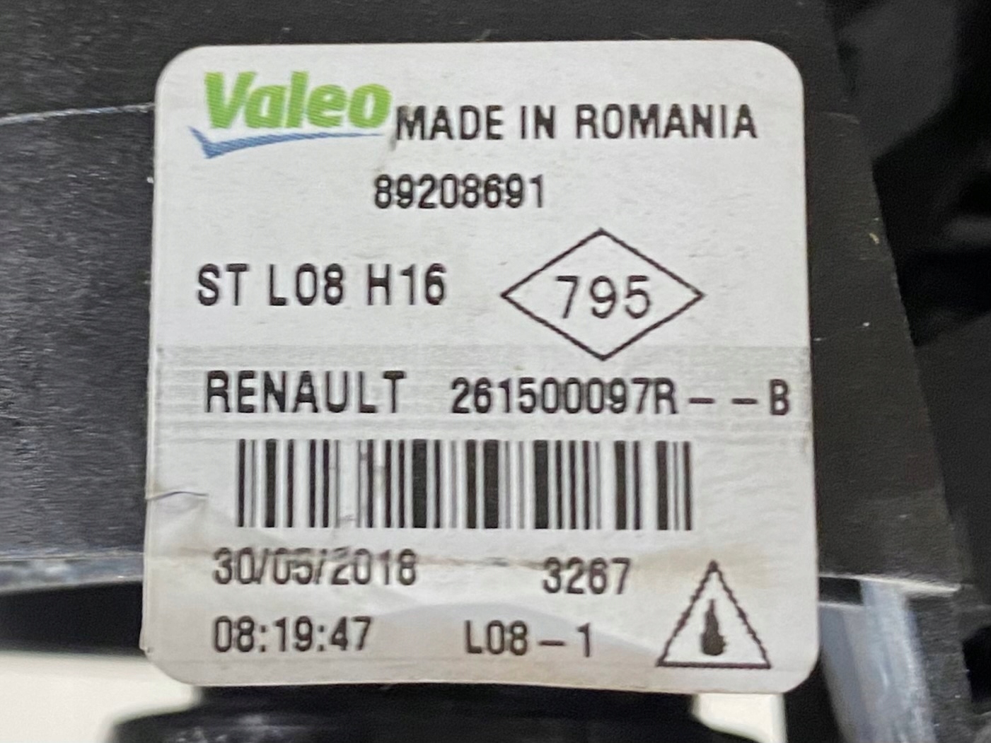 SMART VALEO Licht Nebelscheinwerfer 89208691