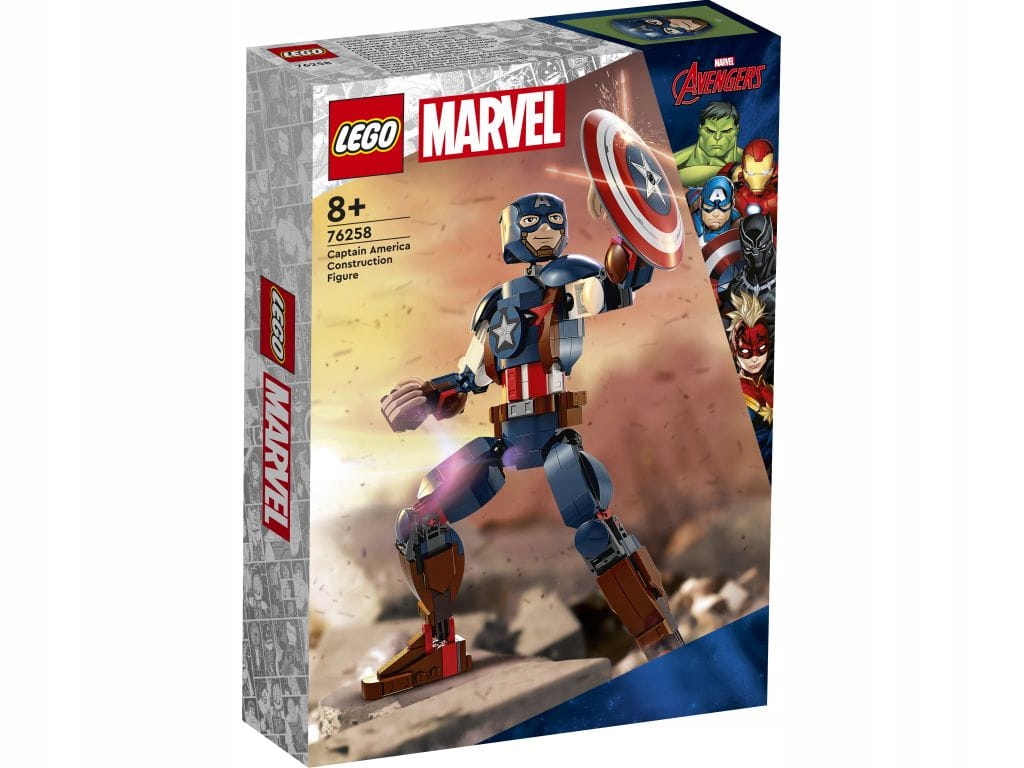 Lego Marvel 76258 Figurka Kapitána Ameriky