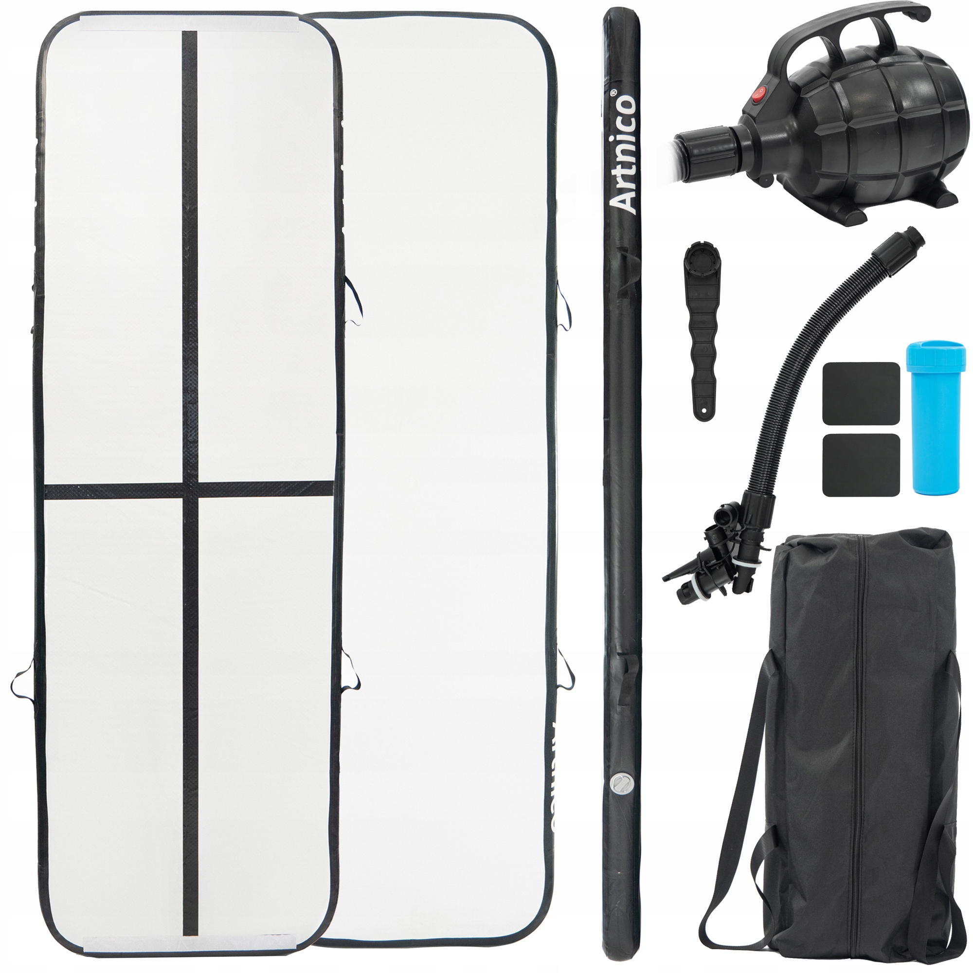 Air Track Akrobatická Dráha Matrace Gymnastická 4 M Podložka Trénink Pumpička