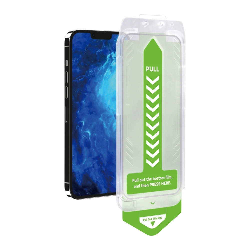 Szkło Hartowane EASY + Ramka do iPhone 14 Pro Dedykowany model iPhone 14 Pro