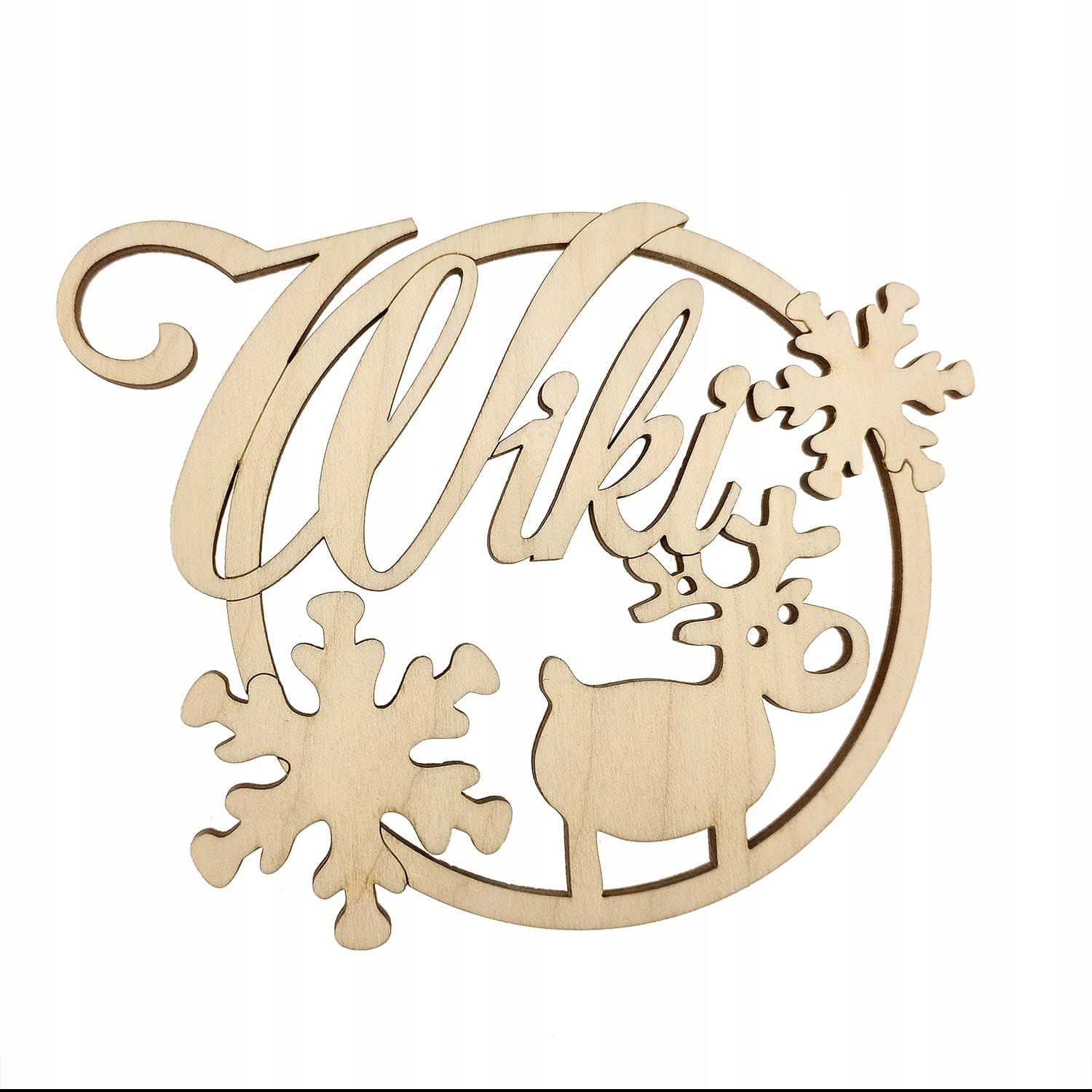 

Bombka, zawieszka na choinkę z imieniem, renifer