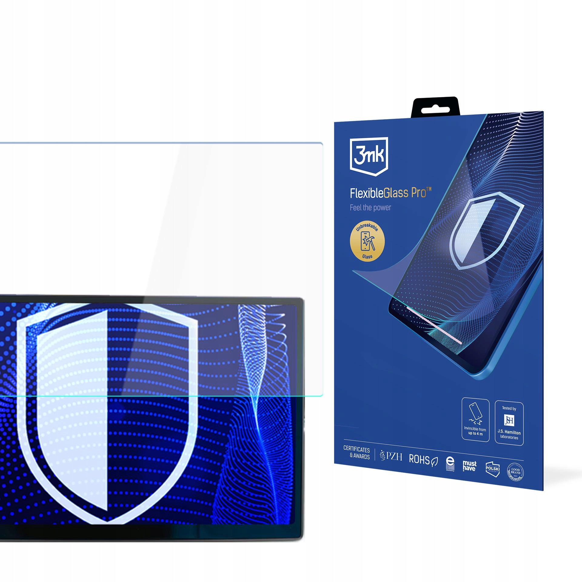 Sklo na displej pro Tesla Model S 3mk FlexibleGlass Pro