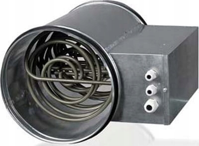 Elektrická Kanálová Ohrievačka Vents Nk 125 mm 0,8 kW 1-fázová