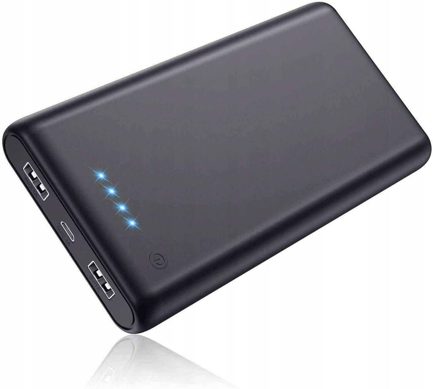 Kompaktowy Wydajny Powerbank 26800mAh Szybkie Podwójne Ładowanie Diody