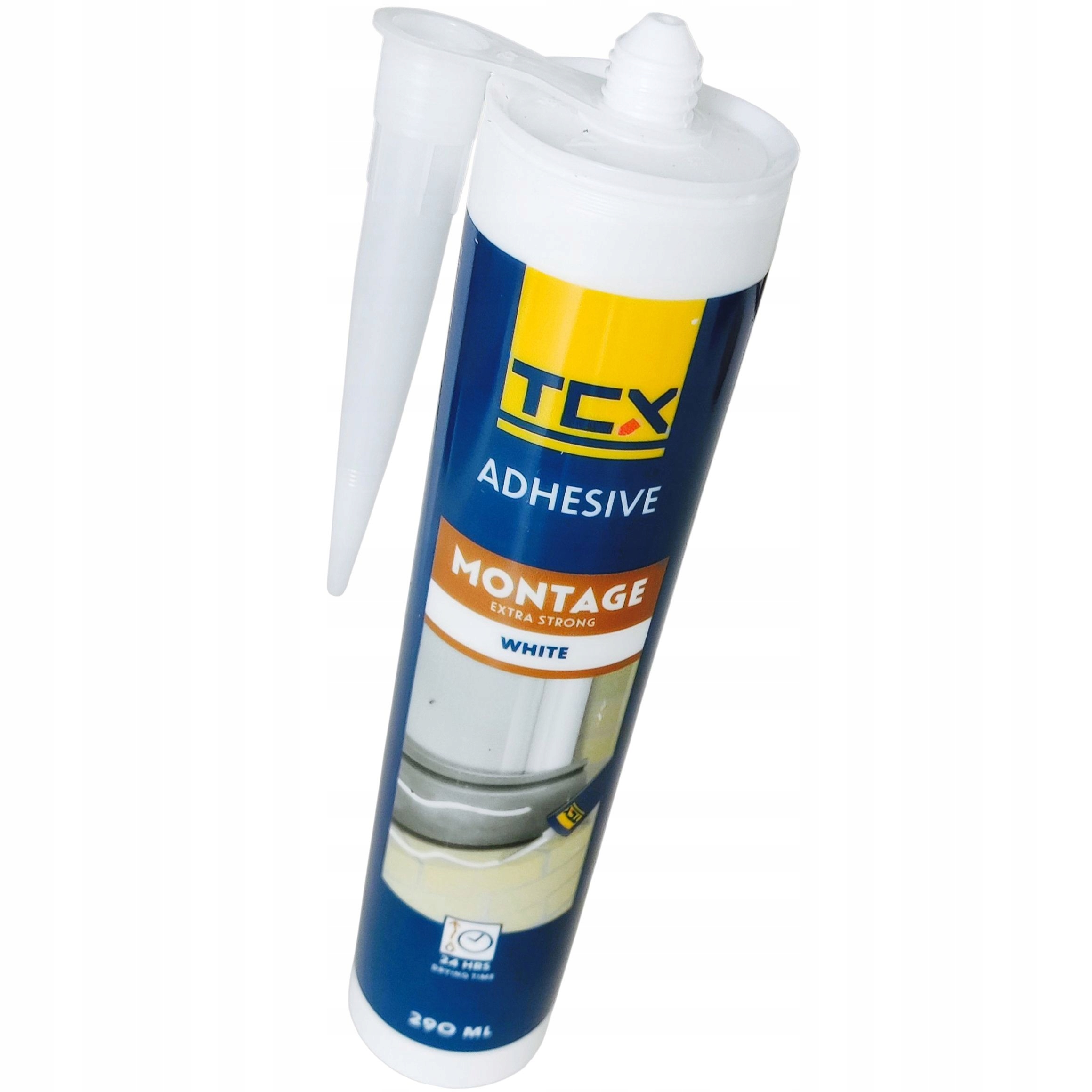 Vodové montážní lepidlo Mocné univerzální bílé 290 ml