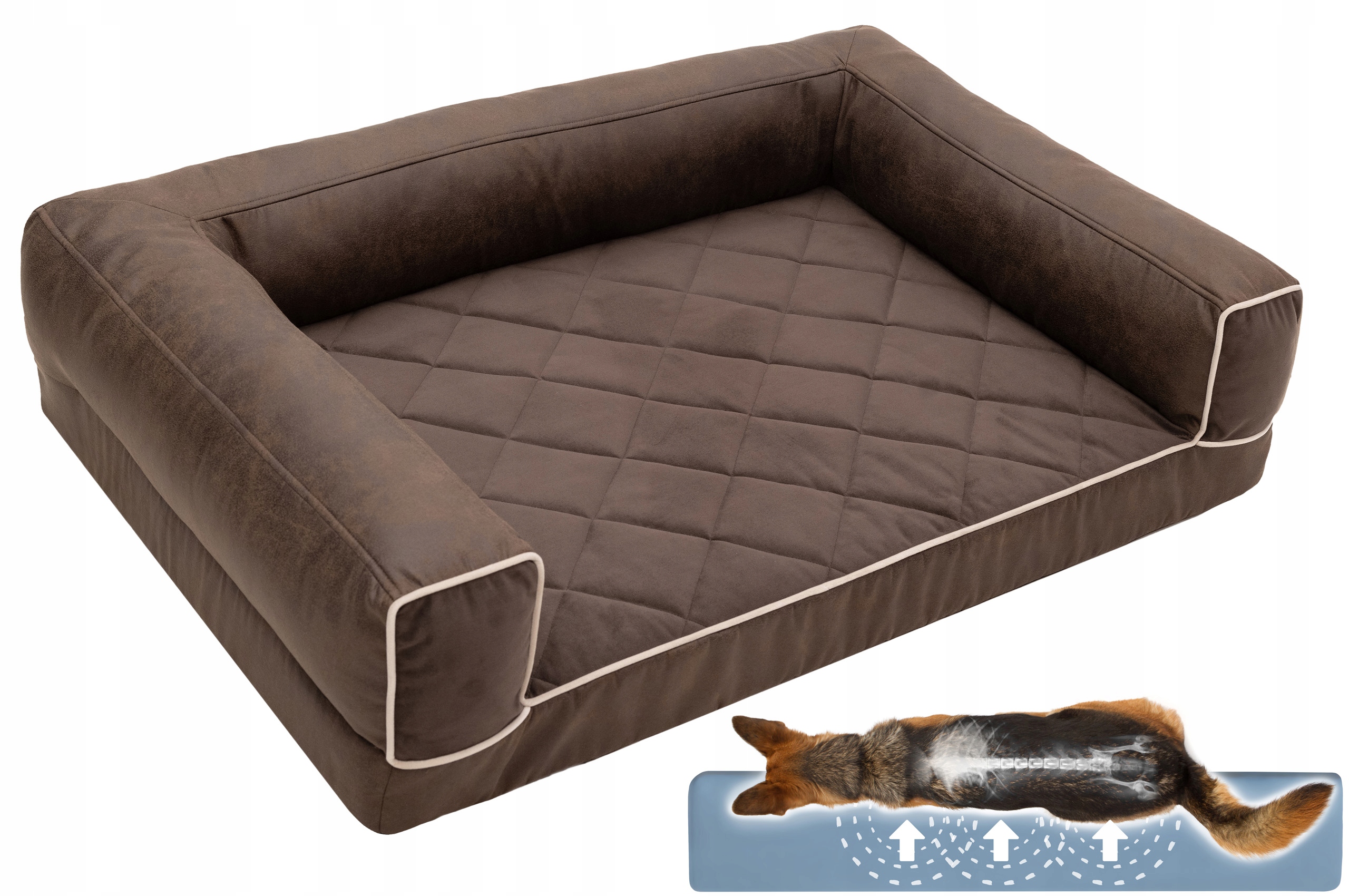 Levně Pelíšek Pro Psa, sametová pohovka 100x70