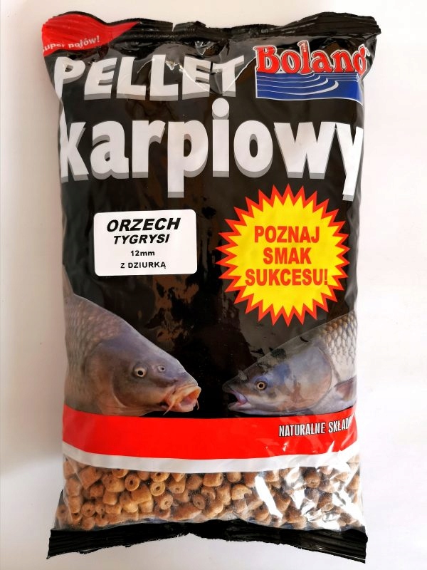 Pellet Boland Orzech Tygrysi 12MM Z Dziurką 1KG