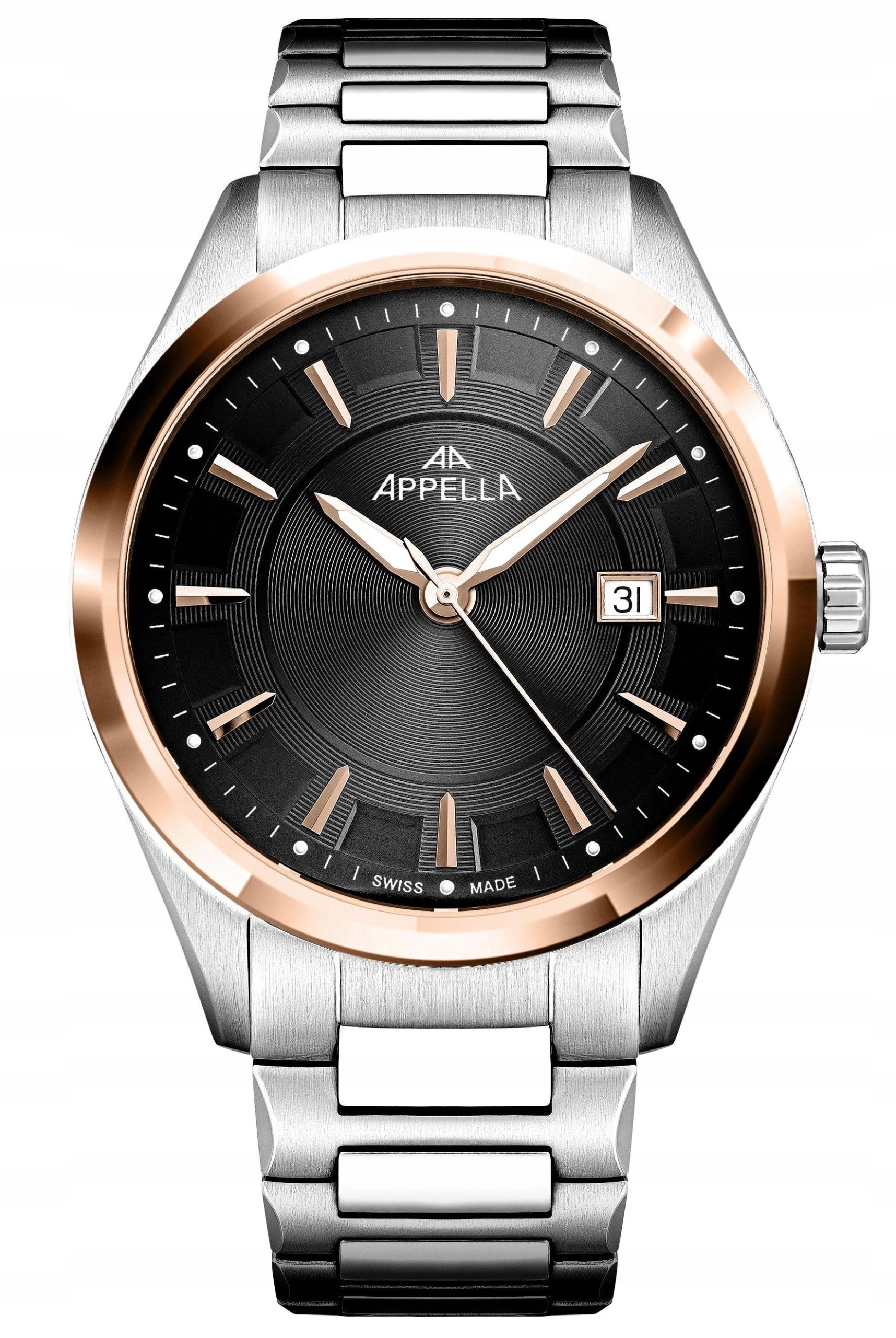 Nové Originální Pánské hodinky Appella L70016.R1R6Q datum gravírování