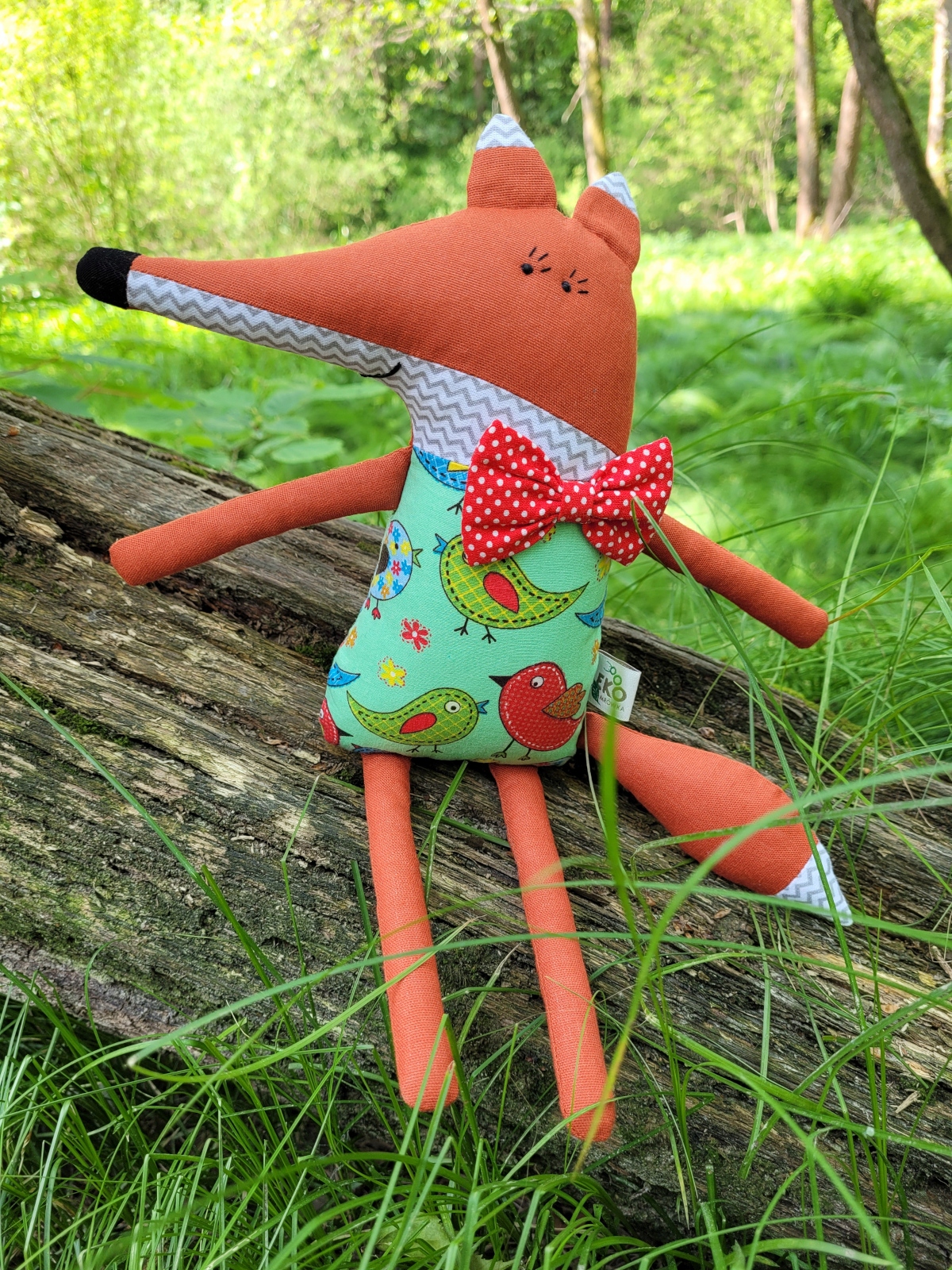 Plyšák liška hračka liška pro děti tvar lišky