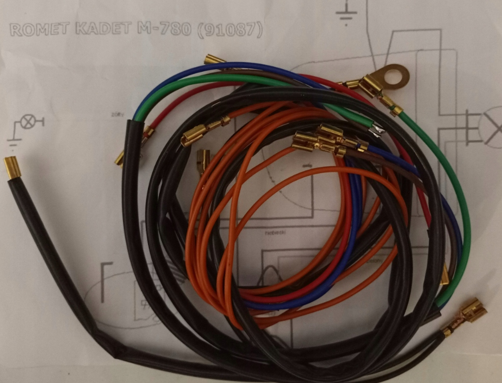 Instalacja elektryczna Romet Kadet M-780