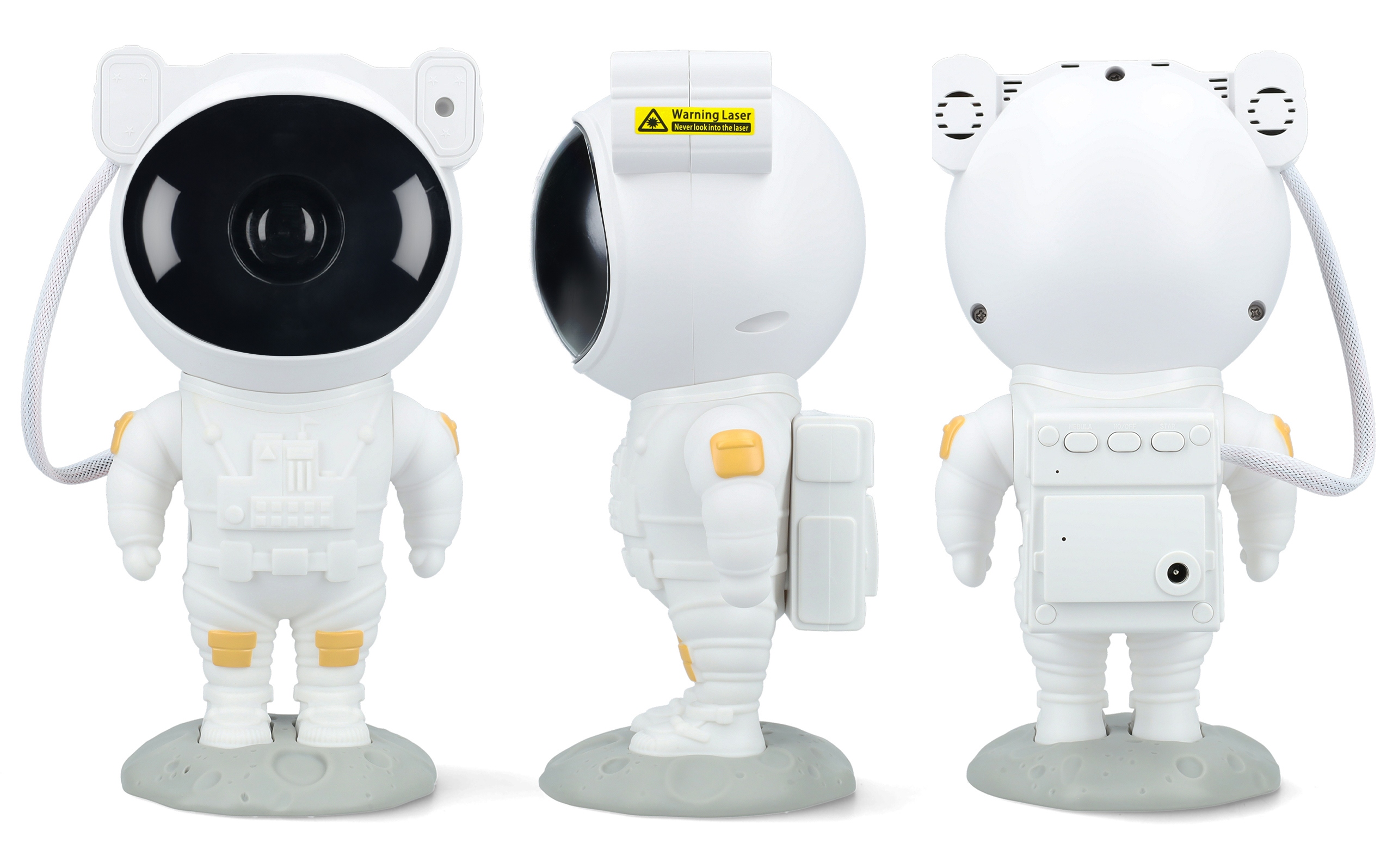 PROJEKTOR GWIAZD NIEBA LED LAMPKA NOCNA ASTRONAUTA Marka inna marka