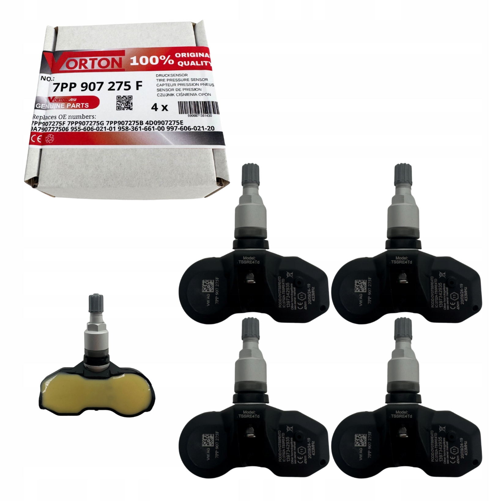 Snímače Tlaku Pneumatík Tpms Audi A4 B6 B7 A6 C6 C7 A7 4G A8 D3 D4 Q7 4L R8