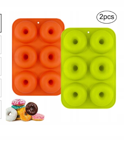 

Forma Silikonowa Do Donatów Donutów Pączków 2szt