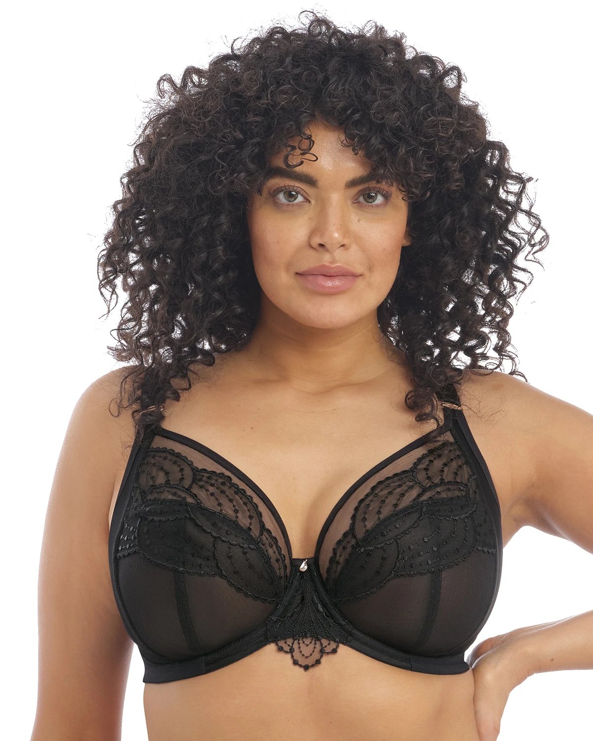 Priya biustonosz plunge czarny 36E