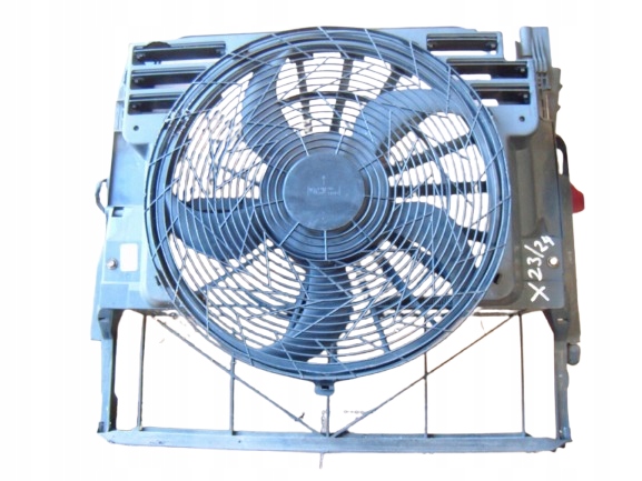 BMW X5 E53 WENTYLATOR CHŁODNICY 6454 6921381 + ŻALUZJA - SPRAWNY - CAŁY