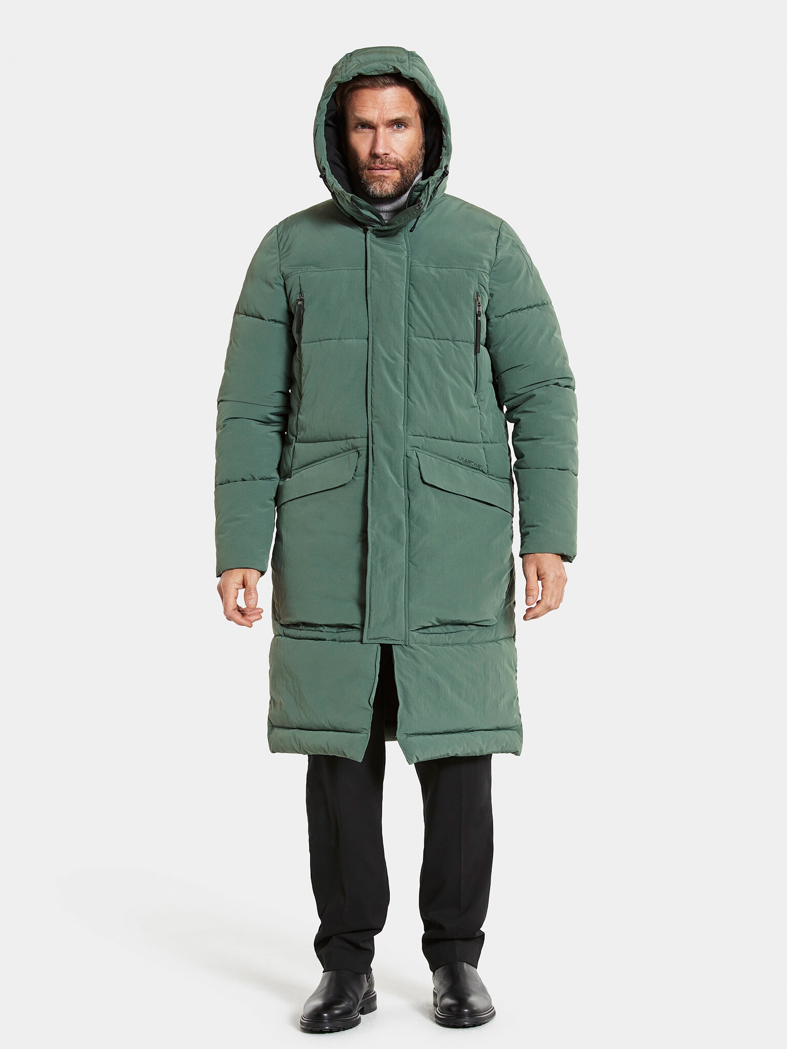 Didriksons Kurtka puchowa Ejnar 504413 Zielony Regular Fit