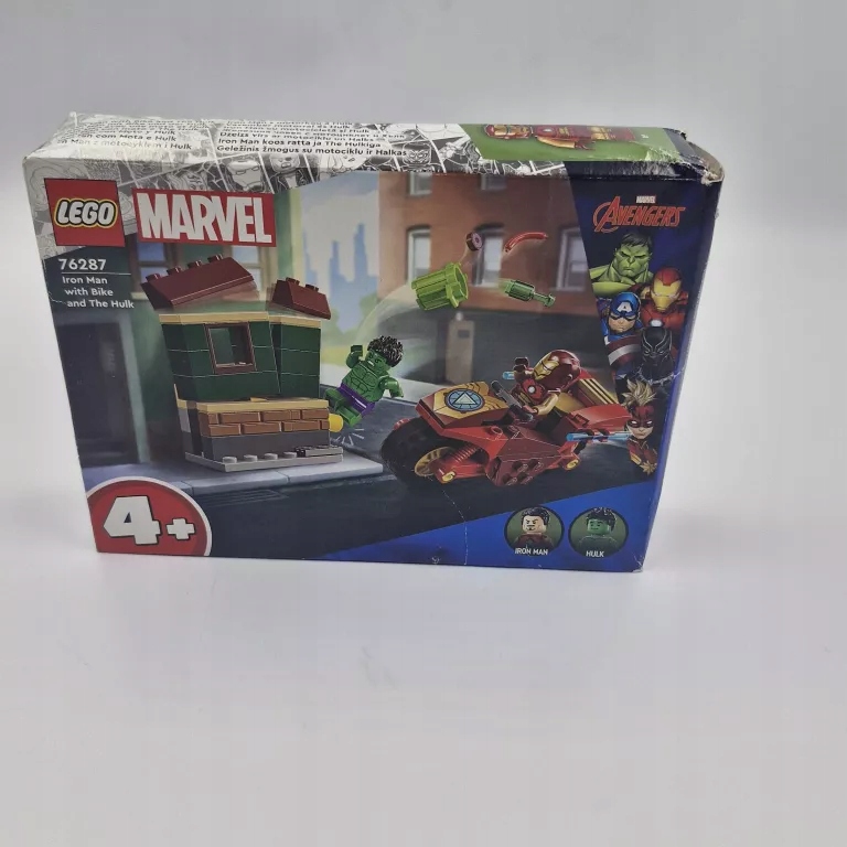 Klocki Lego Marvel 76287 Iron Man Z Rowerem I Hulkiem