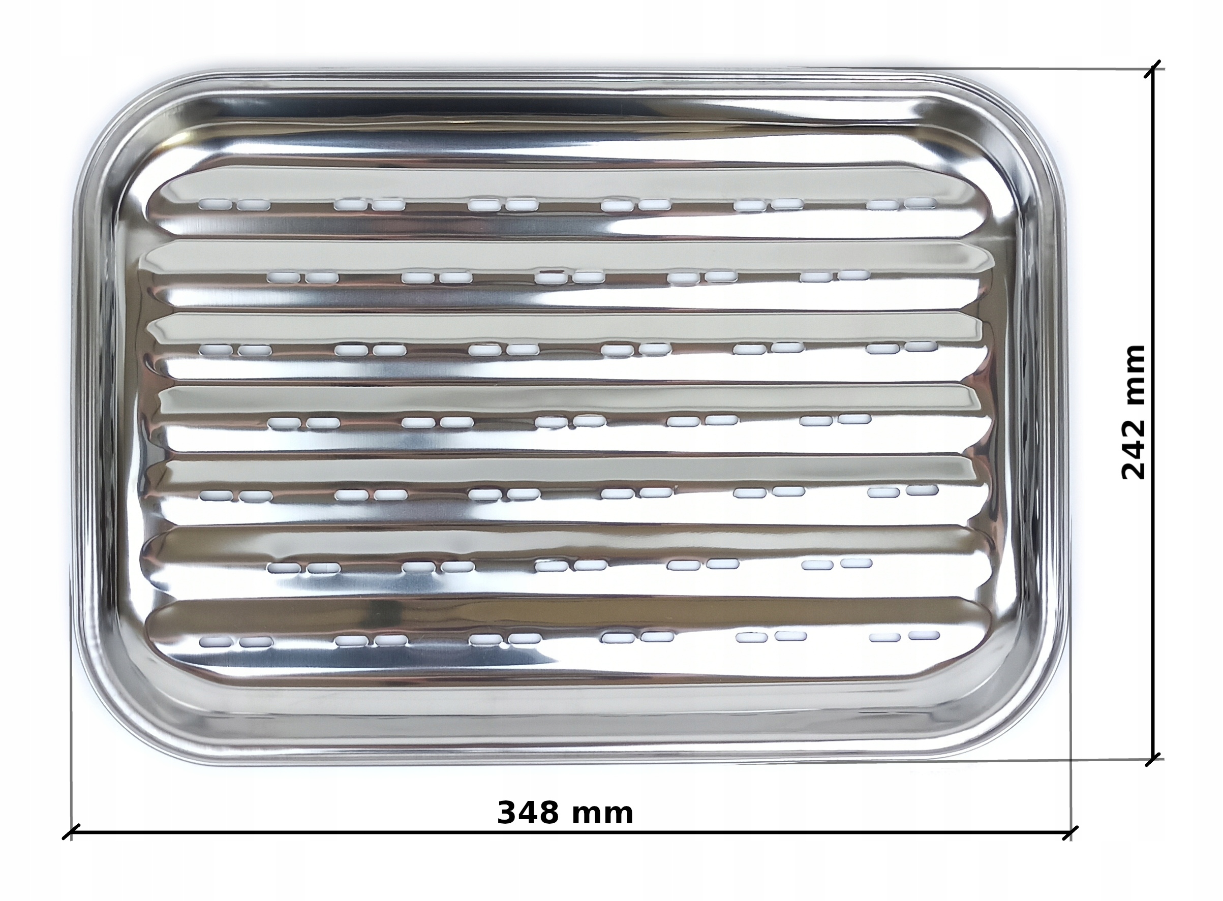 Wielorazowe Tacki na Grilla ze Stali Nierdzewnej Twarde Stalowe Tace 2 szt. EAN (GTIN) 5904708793132