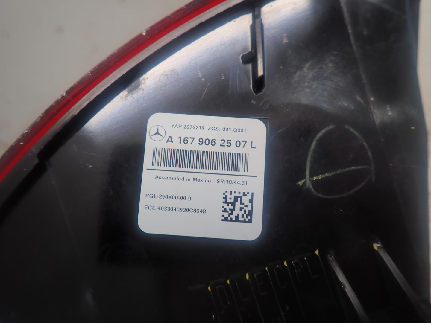 light rear part rear left MERCEDES GLS W167 A167