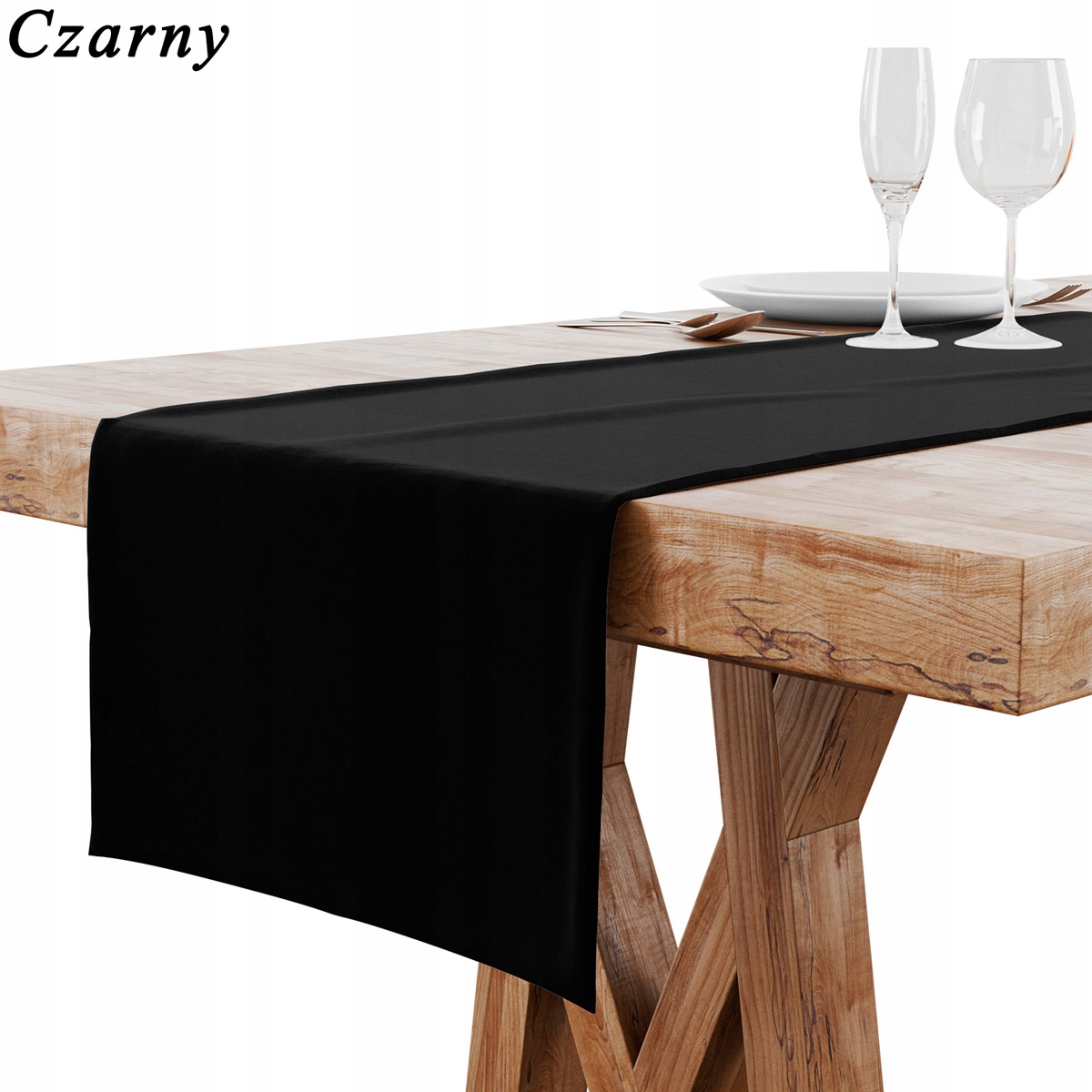 BIEŻNIK DEKORACYJNY PRACTIC 40X140 CZARNY Typ bieżnik