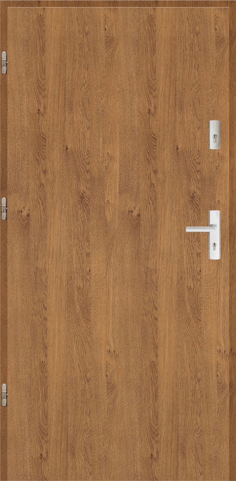Drzwi wejściowe GEREDA 55mm Płaskie Winchester Lewe 80 na zewnątrz