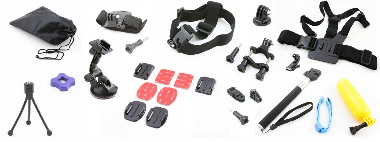 

Zestaw Akcesoria do GoPro Go Pro Hero 5 na Prezent