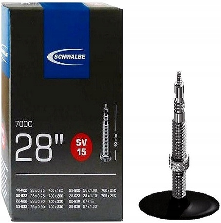 

Dętka Schwalbe Sv 15 700x18-28C (18/28-622) 40mm