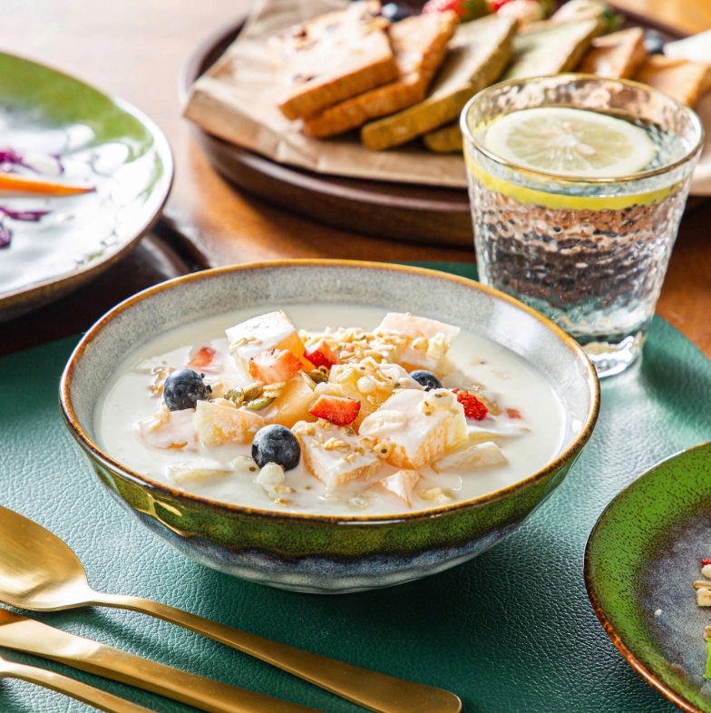 VANCASSO STARRY zastawa obiadowa zielona kamionkowa dla 12 osób / 36szt Liczba elementów w zestawie 36