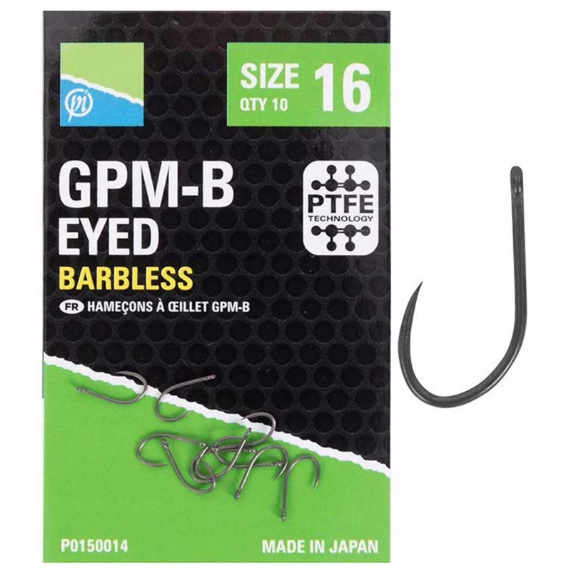 Haczyki Preston Innovations Gpm-b Barbless Roz.18 P0150015