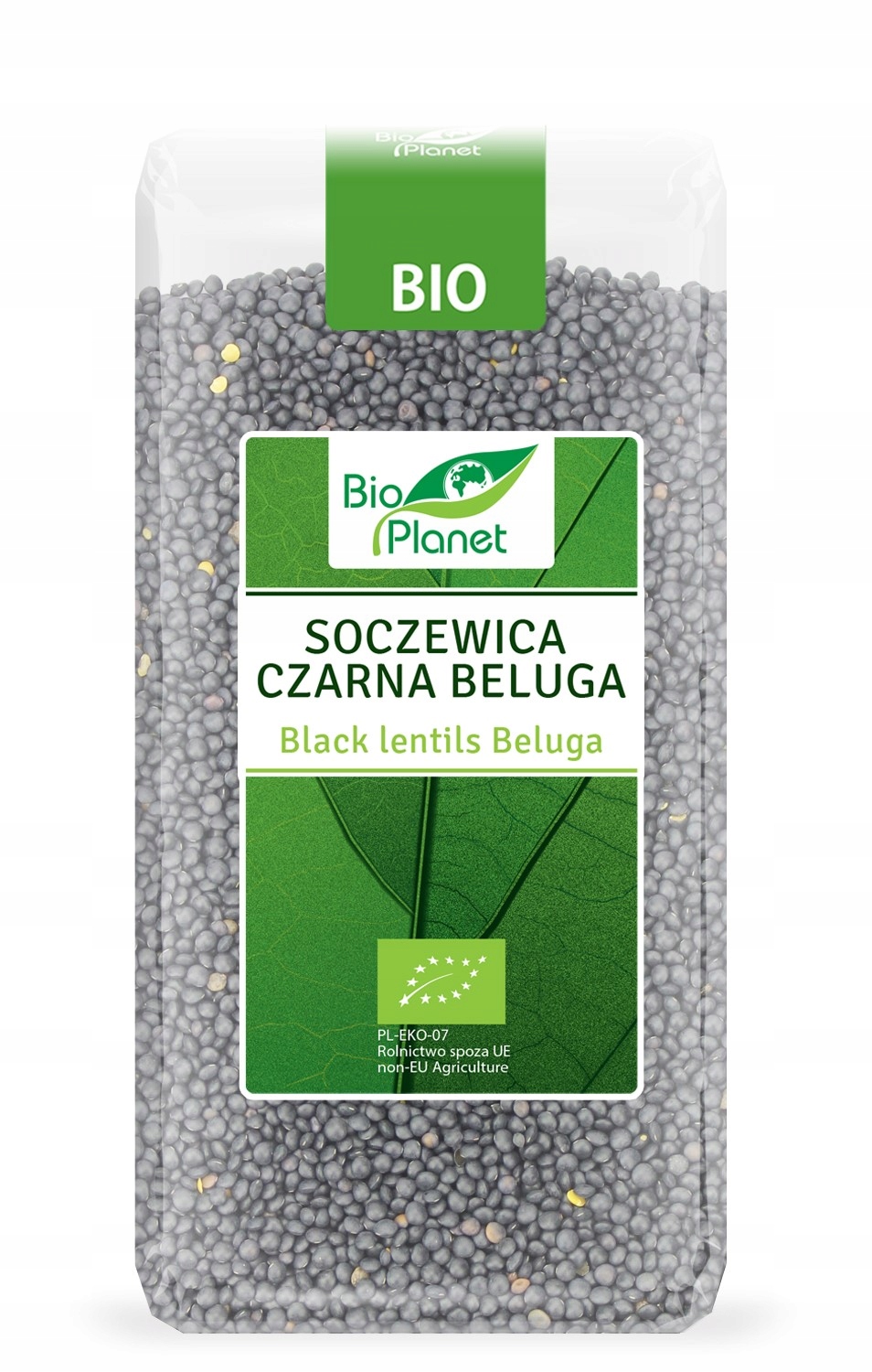 SOCZEWICA CZARNA BELUGA BIO 400 g - BIO PLANET