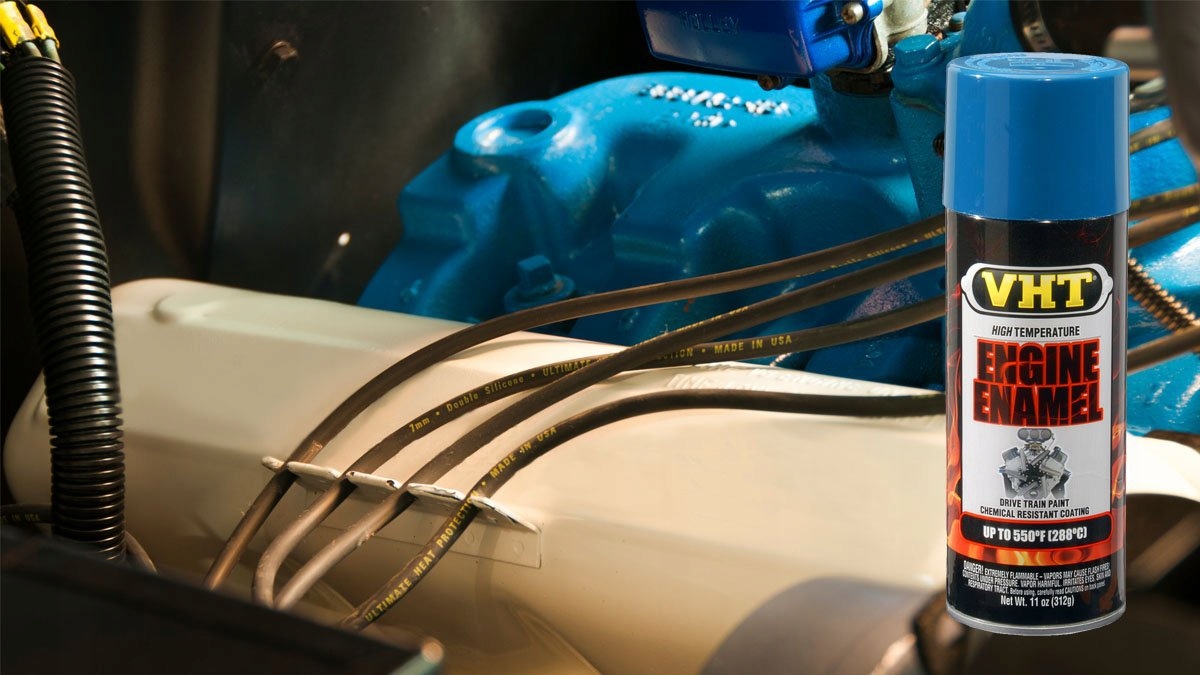 VHT FARBA DO SILNIKOW ZELIWNY czarny grafit SP997 Packaging Spray