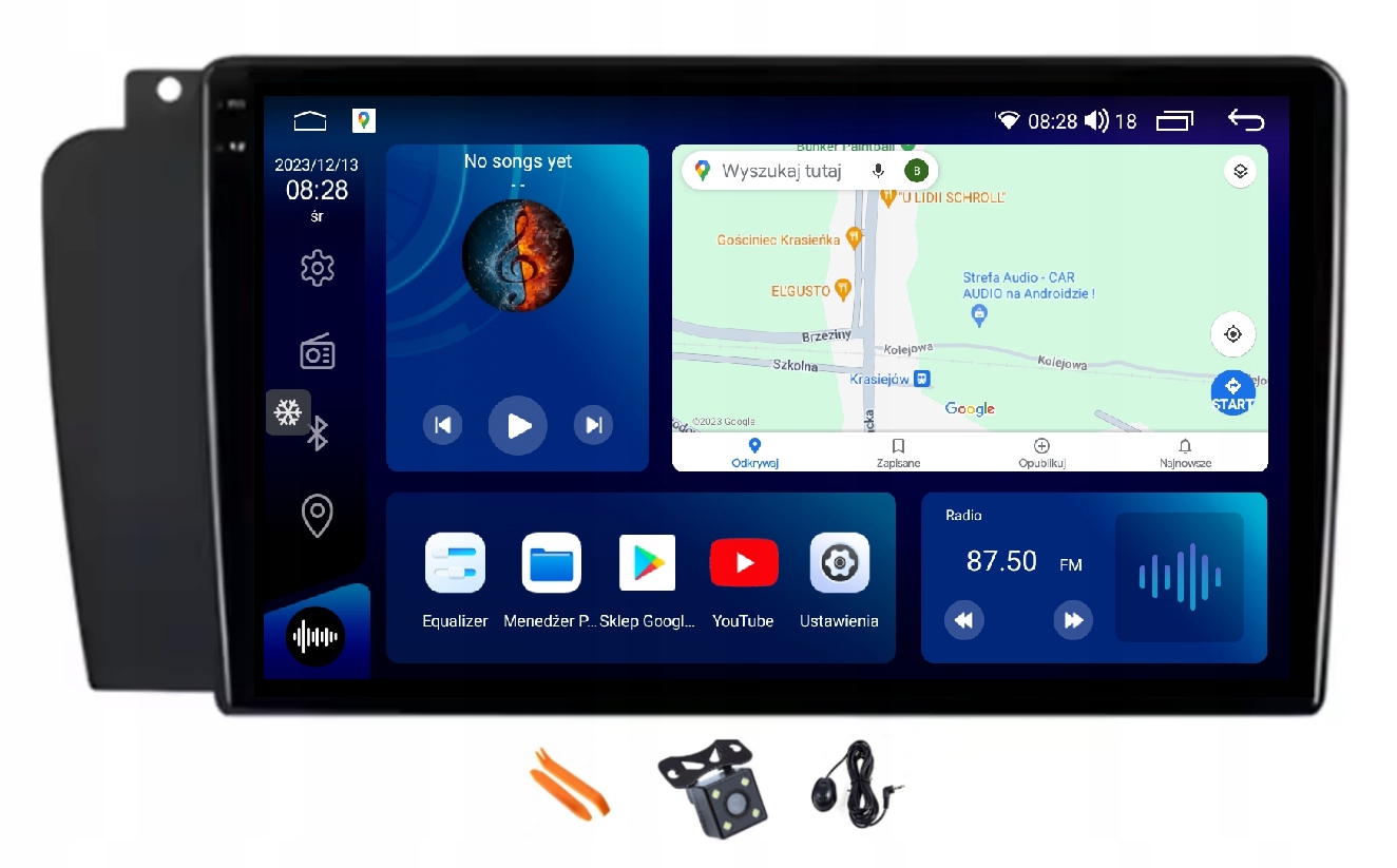 Rádio Android Gps Dsp Qled Carplay Lte 64GB Volvo S60 05-09 V70 XC70 05-07