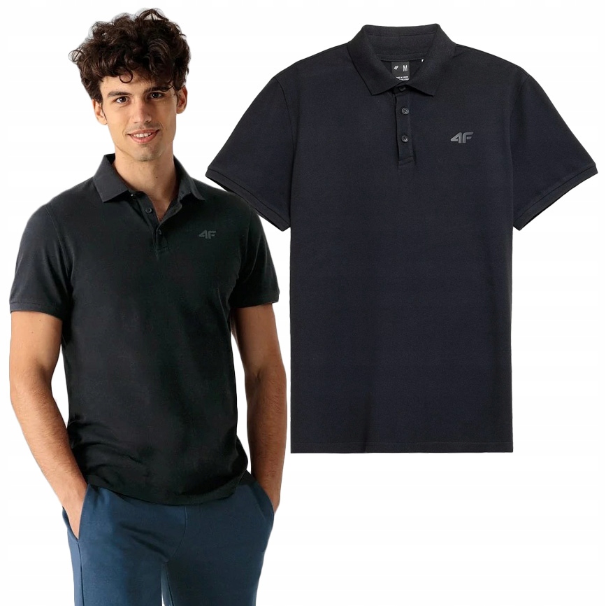 

Koszulka Polo męska 4F T-shirt NOSH4 TSM356 L