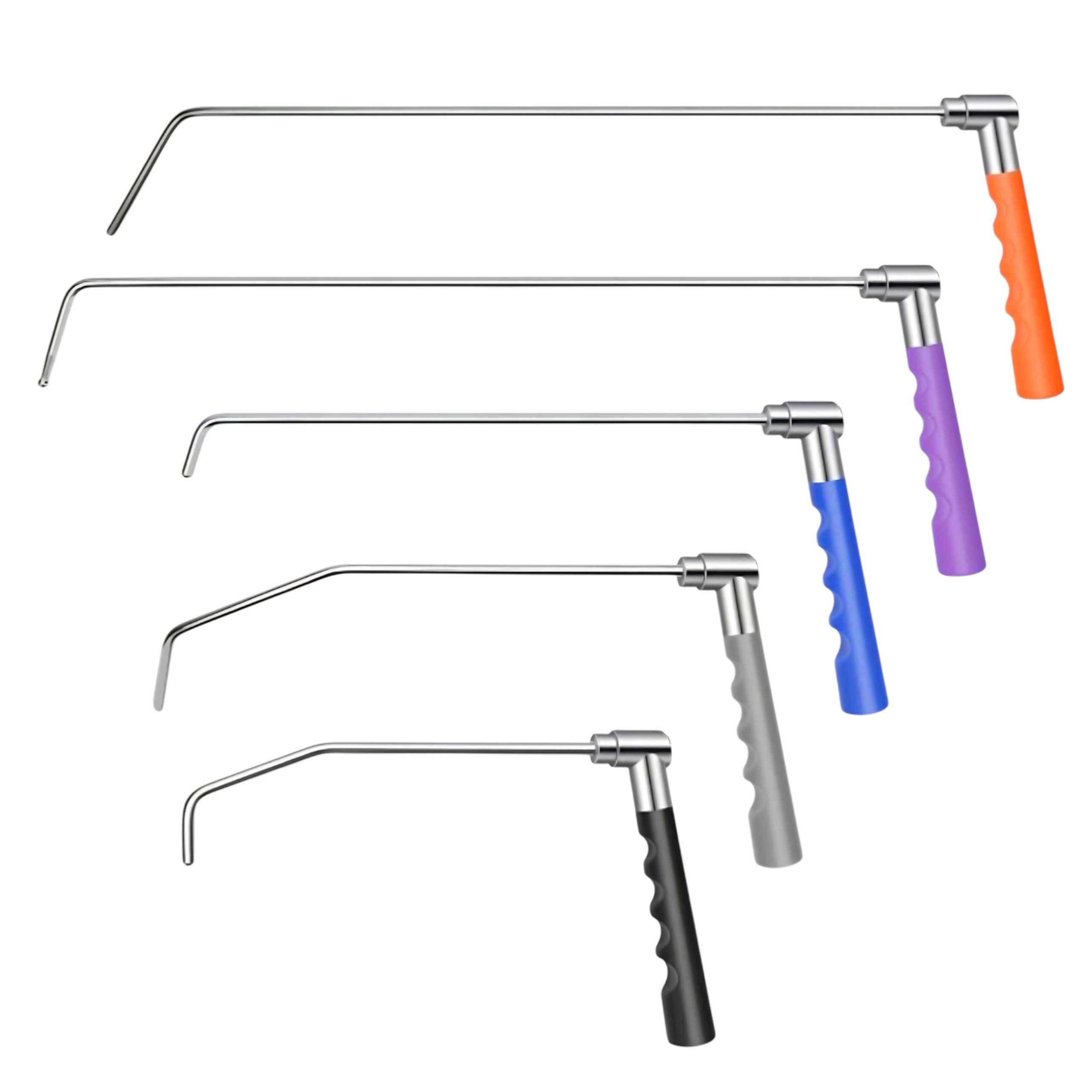 Dráty otočné o 360 stupňů, sada 5 kusů pro vytlačování promáčklin po krupobití