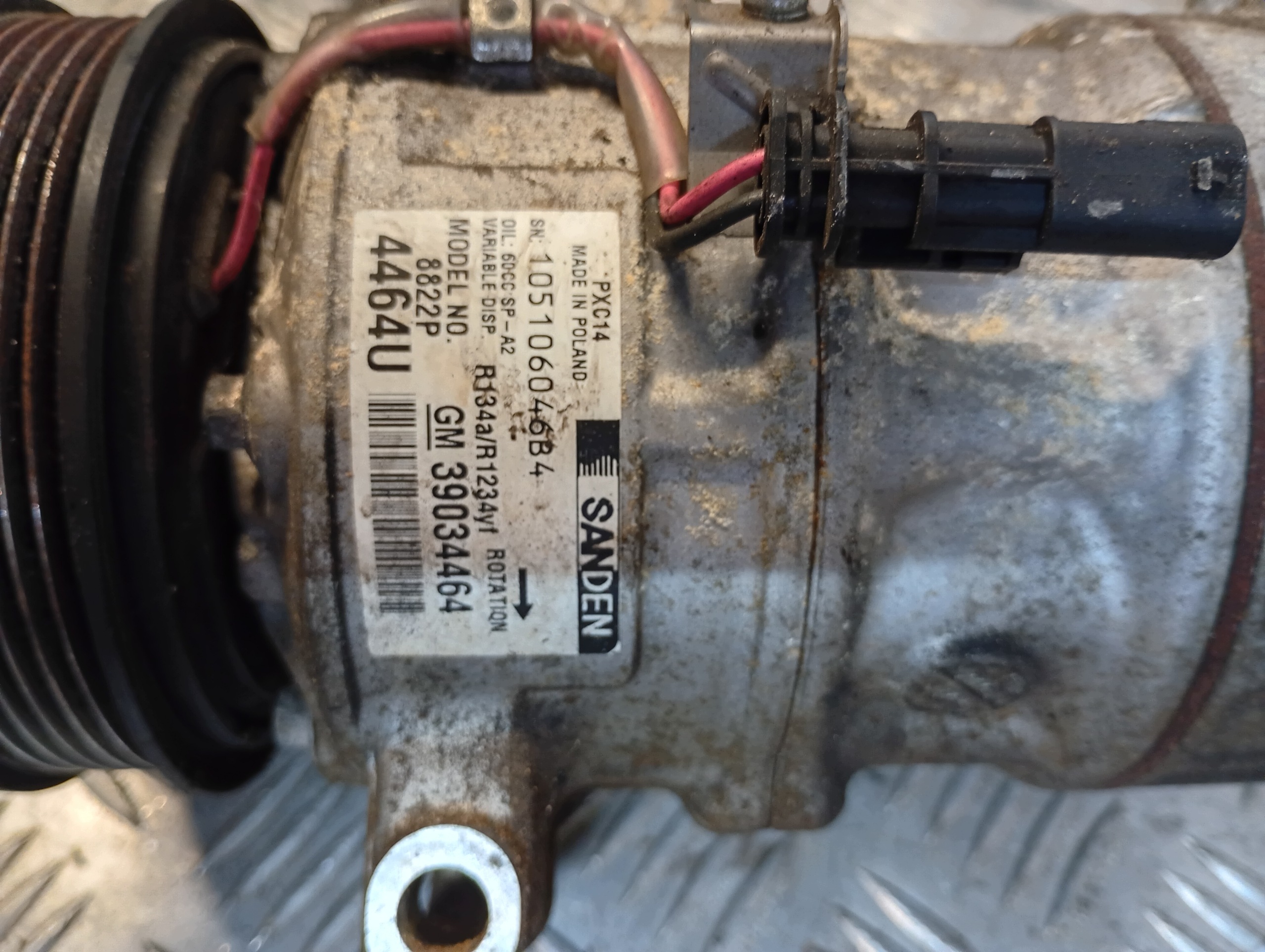 klimakompressor OPEL ASTRA K V 1.6 CDTI 39034464