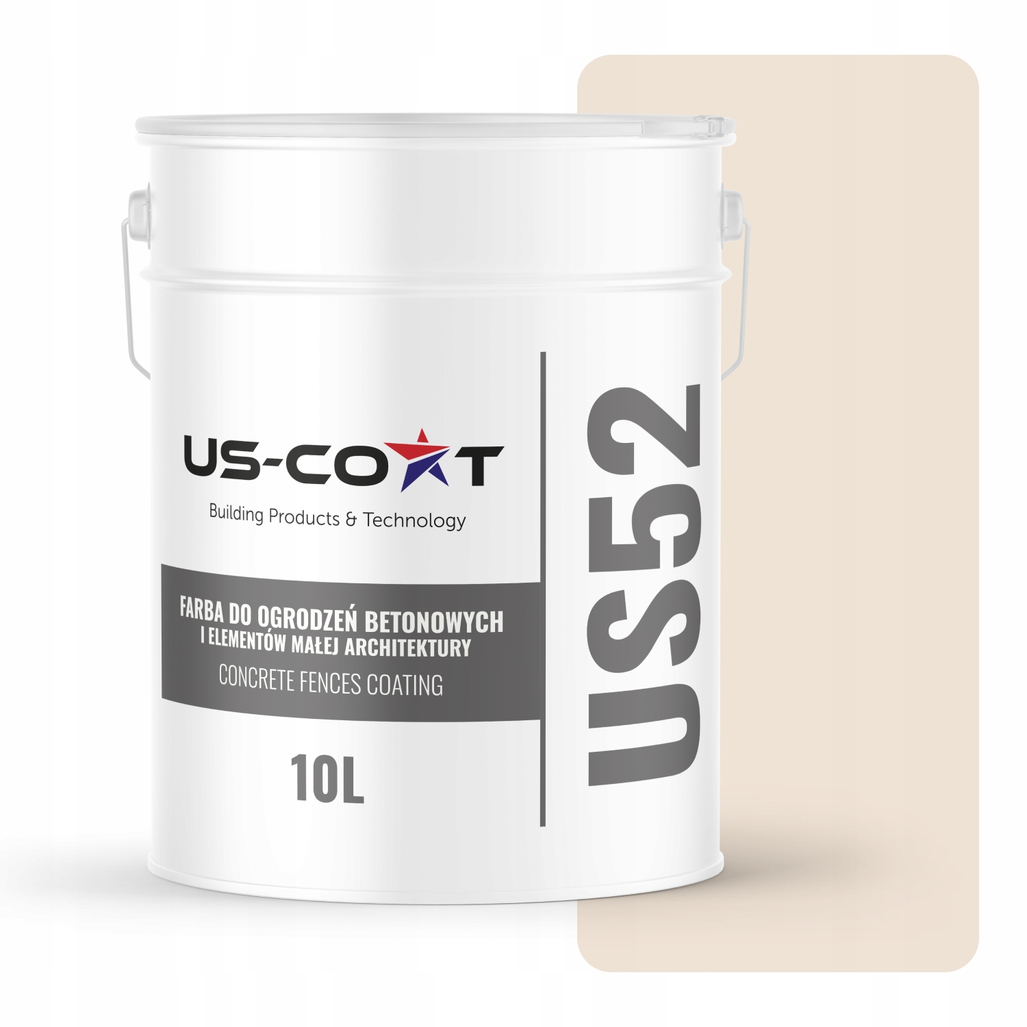 Farba Na Betón Na Maľovanie Plotov Z Betónu Béžová Svetlá F442 10L