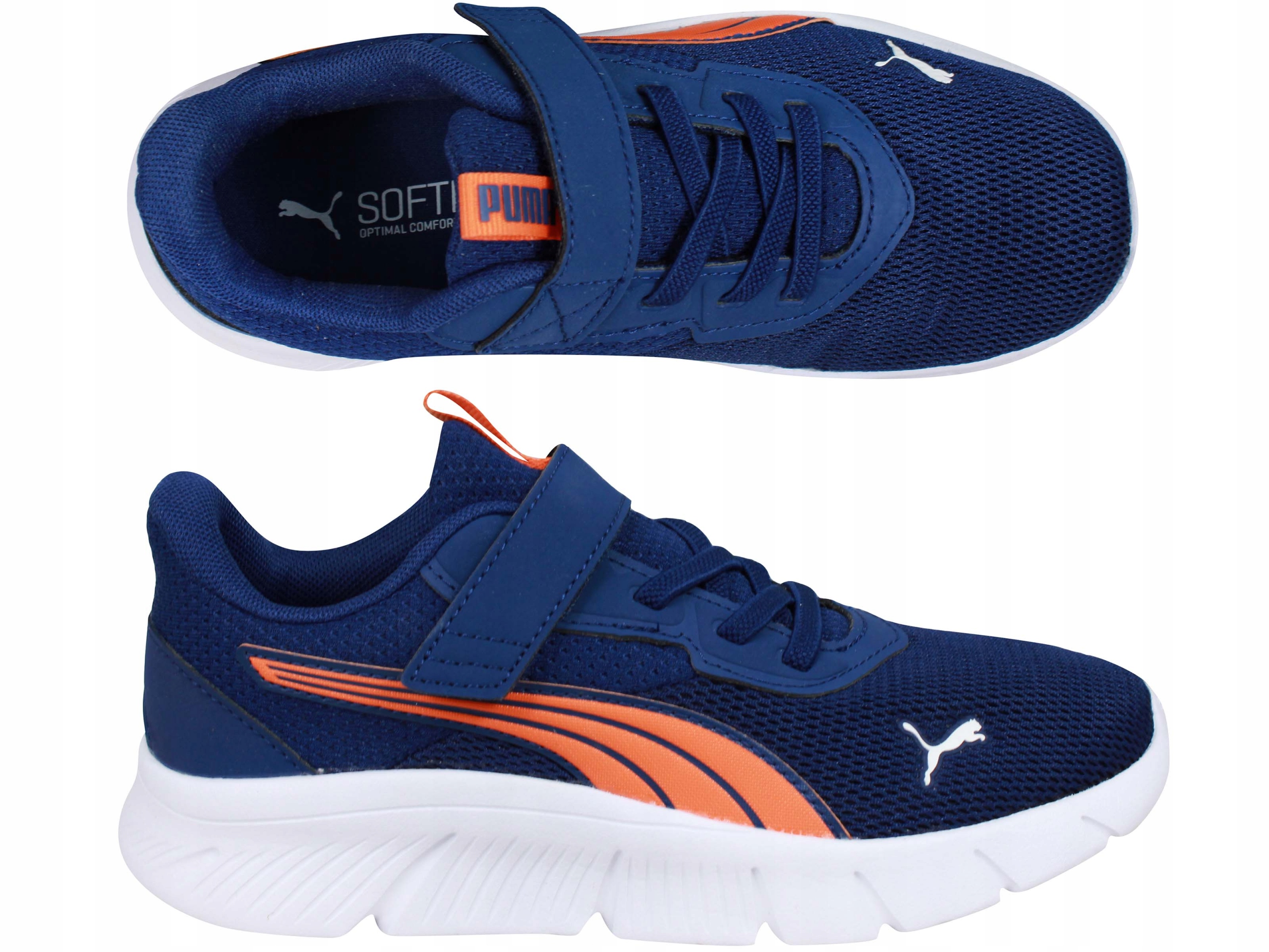 Buty Dziecięce Puma Flexfocus Lekkie Na Rzep Z Siatki 401519 25 r. 30