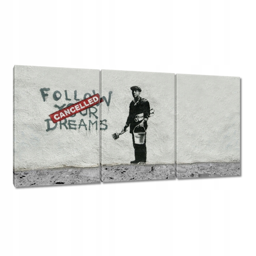 

Obrazy 240x120 Banksy Follow Your Dreams