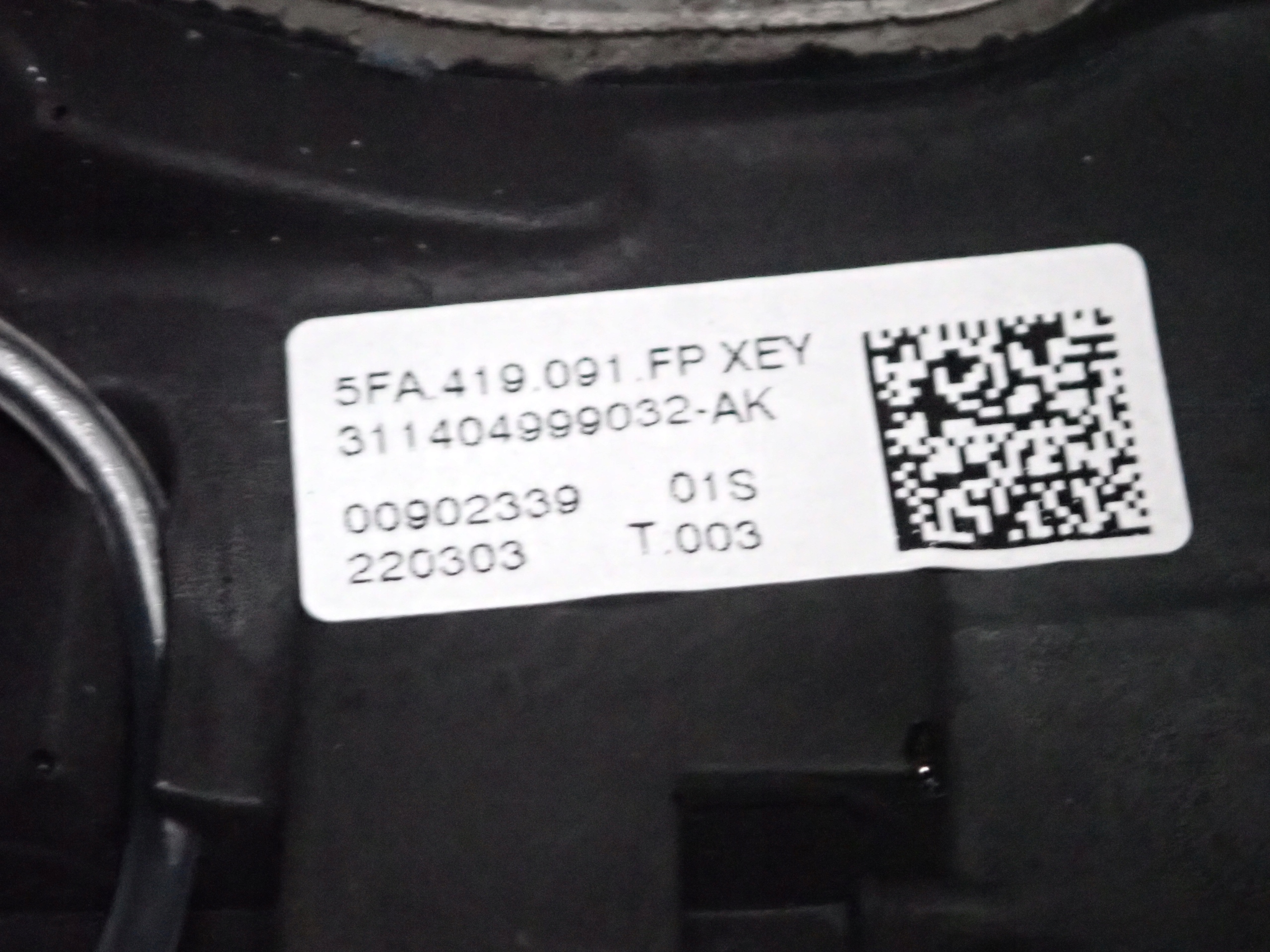 lenkrad MULTIFUNKCYJNA SEAT CUPRA FORMENTOR 5FA 5FA419091FP